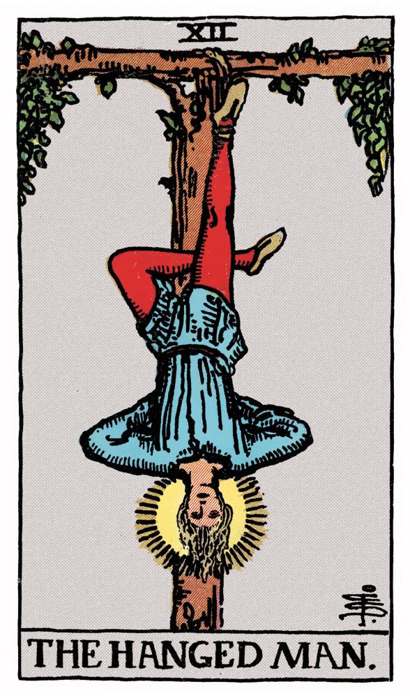 Tarotkarte Gehängte Bedeutung