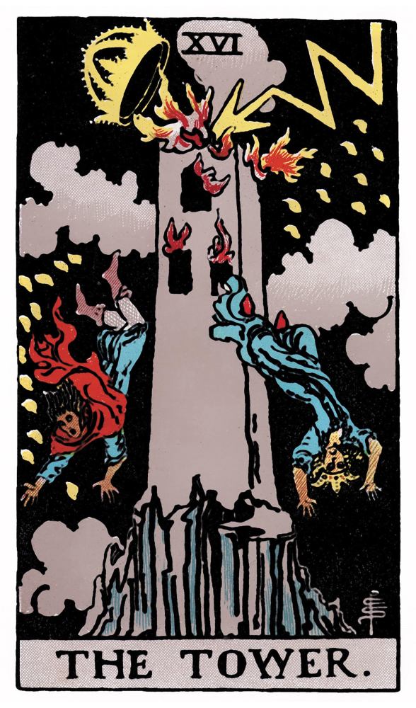 Tarotkarte Turm Bedeutung